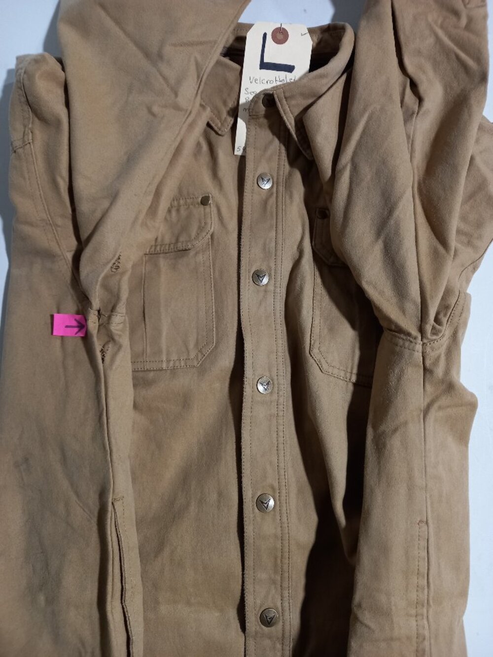 Bountyman Concealed Carry Shirt Jacket - Barnwood Tan | Large - Picture 7 of 11